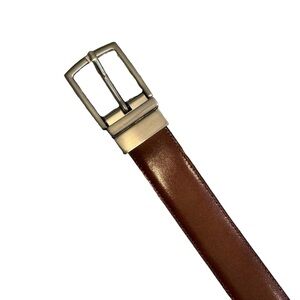 Boys/Mens 28” reversible leather belt black/brown